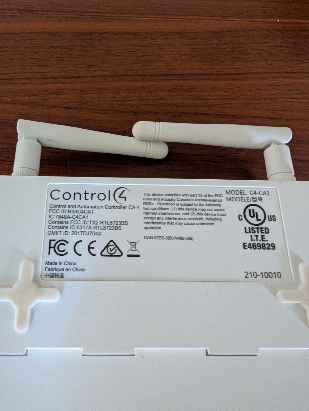 Control 4 C4-CA1 Automation Controller Pre Owned Tested Works - Picture 5 of 6